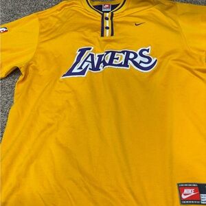 Vintage Nike Gold and Purple Team Jersey